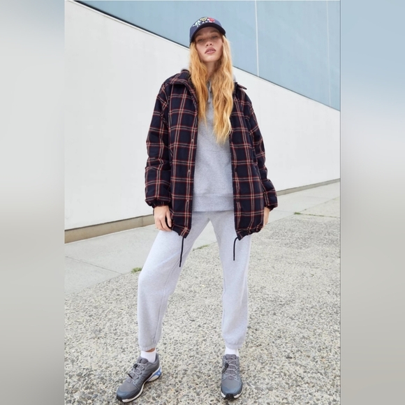 Tna, Oversized Coaches Jacket, Blue/Red/White, Size Small,‎ NWT - Picture 1 of 16